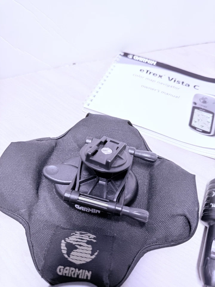 Garmin etrex Vista C Hiking GPS w/ accessories, handheld GS unit - Image 3 of 4