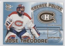 2003-04 Pacific Prism Crease Police Jose Theodore #5 2a8