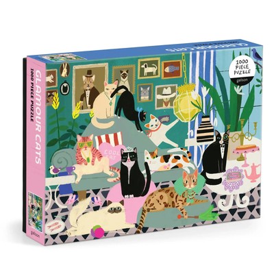 Glamour Cats 1000 Piece Puzzle | Spiel | Englisch | 2025 | EAN 9780735384491