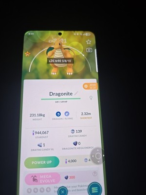 Dragonite 2018 Pokemon GUARANTEED LUCKY Go Pokémon Registred Only