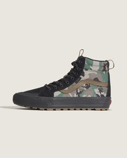 VANS Sk8-Hi Insulated Waterproof Shoes Camo Green / Brown / Black