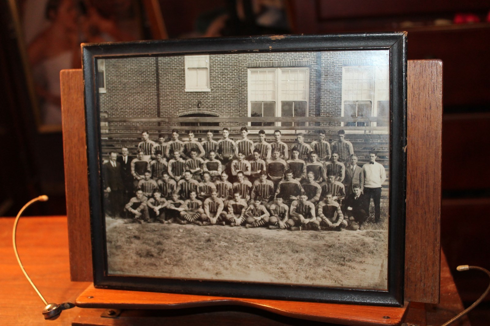 Antique Original 1926 Lima Ohio Football Team Photo Framed Wizard OZ