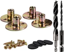 Leg Mounting Plates Kit Furniture Attachment Hardware Fittings Repair/Parts New