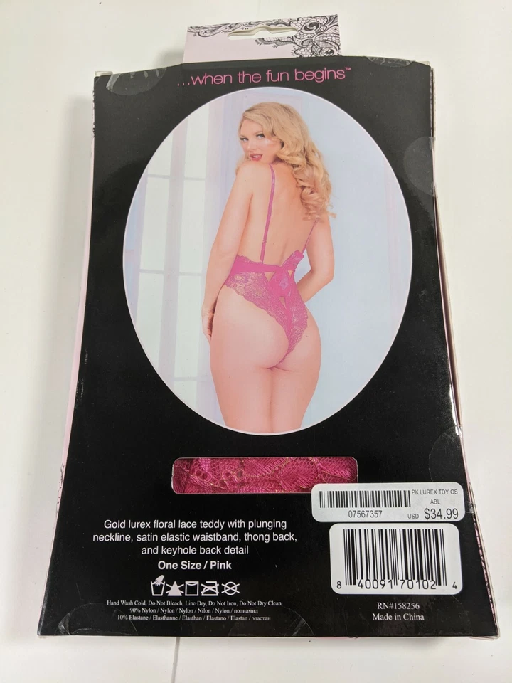 Peluche Seven 'Til Midnight ROSA Prístino, EE. UU. Talla Única 11028P Foto 4 de 4