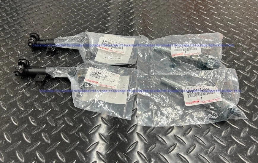 Juego de extremos de barra de amarre de dirección trasera genuina Toyota Lexus GS300 400 Aristo JZS161 FABRICANTE DE EQUIPOS ORIGINALES Foto 2 de 4