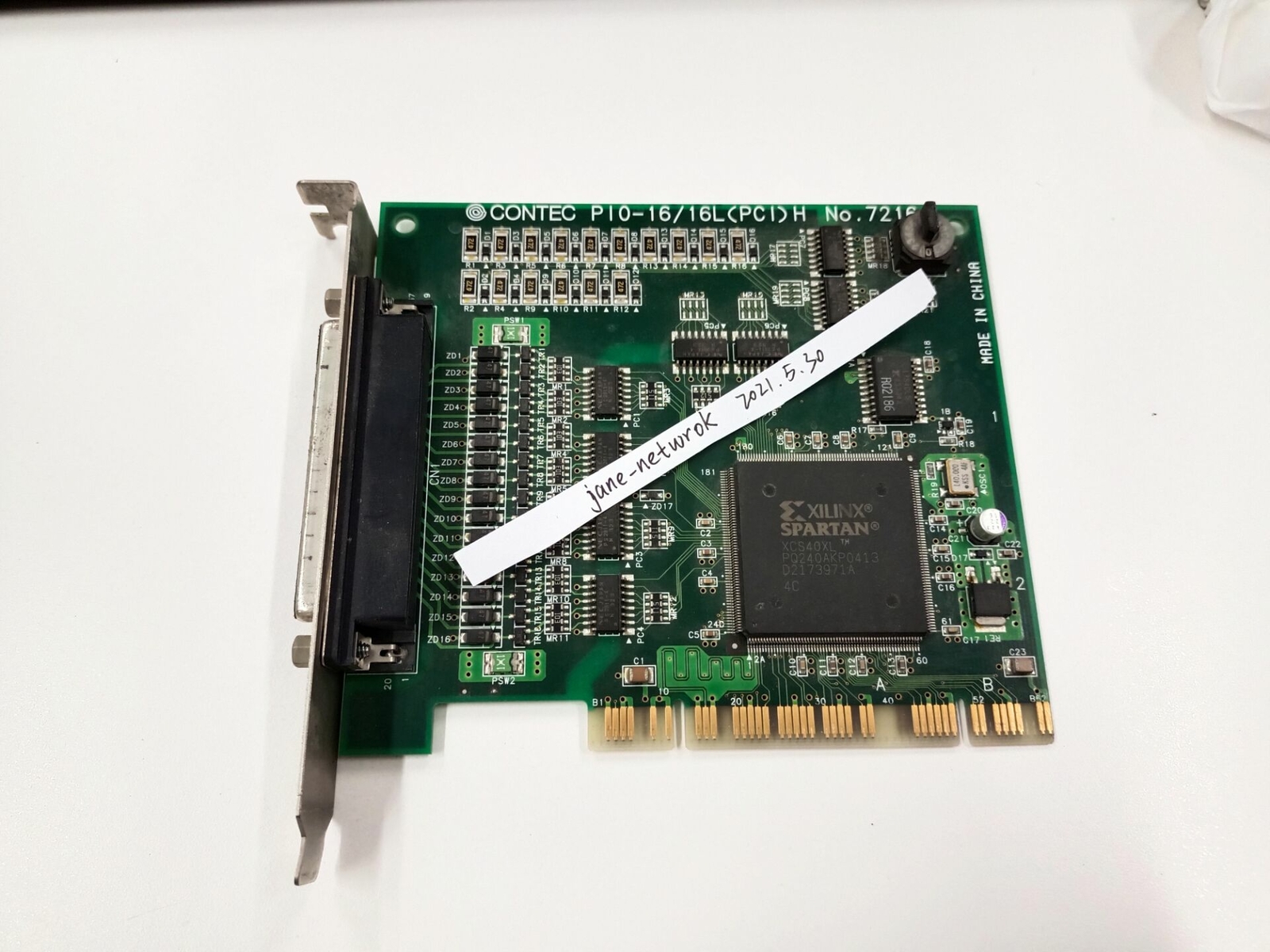 1pc used PIO-16/16L(PCI)H No.7216 via DHL or Fedex fast shipping