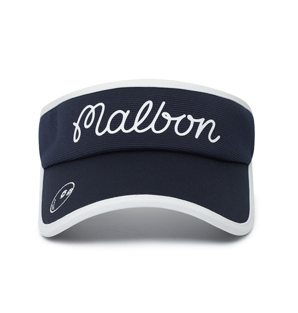 【MALBON GOLF】Detachable Fur Knit Visor ■WOMAN /追跡付 Malbon Golf] Woman's Mesh Visor - Navy | eBay
