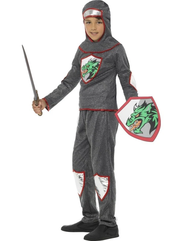 Disfraz y escudo para niños caballero elegante vestido de Smiffys Foto 4 de 4