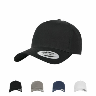 Flexfit Cap 7707 Yupoong 5-Panel Curved Classic Snapback Cap Kappe Neu FX7707