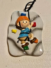 Christmas Ornament Climbing Boy FREE Personalized !!!NEW!!!