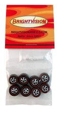 Modern Casting Redline Conversion Kit - 8 Hot Swap Bearings + 8 Hong Kong Wheels