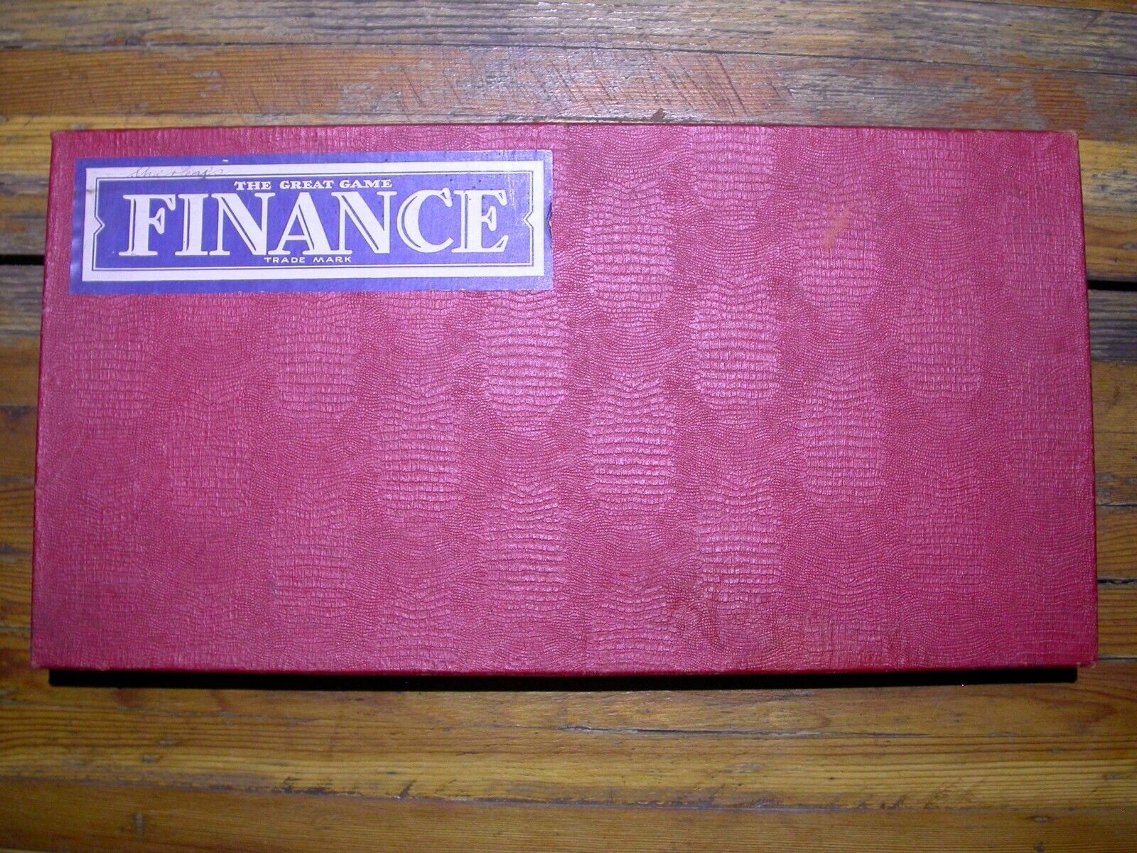 1936 Finance Game Company Edition - First Parker Brothers Edition