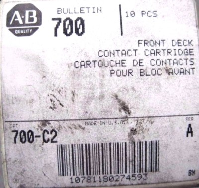 NEW ALLEN BRADLEY 700-C2  CARTRIDGE KIT  BOX OF 6