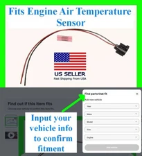 fits Ford Intake Charge Air Temperature Sensor Connector Pigtail Plug Harness