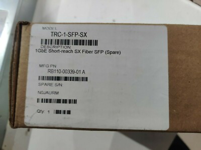  RIVERBED TRC-1-SFP-SX  / RB110-00339-01 A  1G Base-SR SFP Transceiver Module.