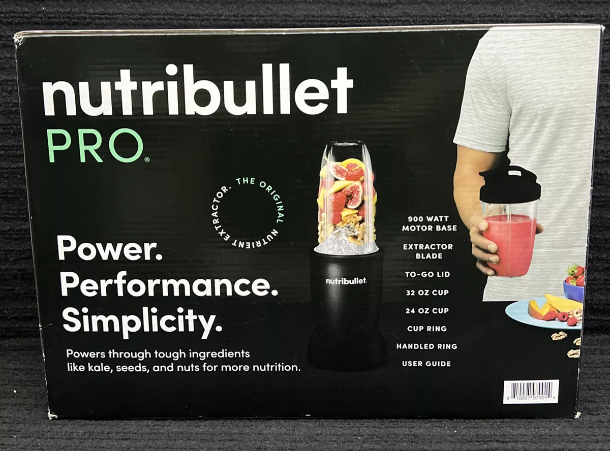 NutriBullet Pro 32 oz. Single Speed Matte White Personal Blender