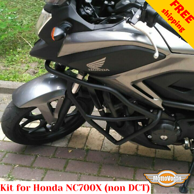 For Honda NC700X Crash bars NC700 X Engine guard Rear rack for
