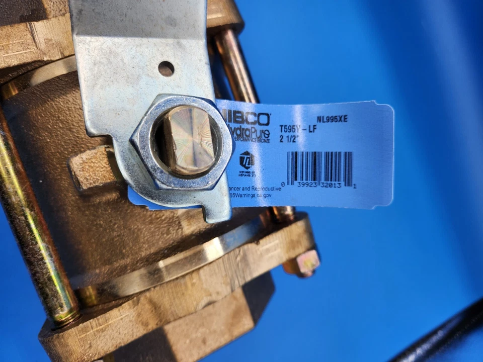 Nibco 2.5" Ball Valve - Midwest Seller Lead-Free, 3-Piece, Full Port, Threaded - Image 4 of 4