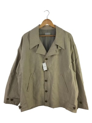 Other Brands HOMELESS TAILOR Jacket FREE LINEN Beige Plain HTK-22  