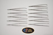 Dental Instruments Cotton  Dressing Pliers w/Serrated Tips Stainless Steel - 6"