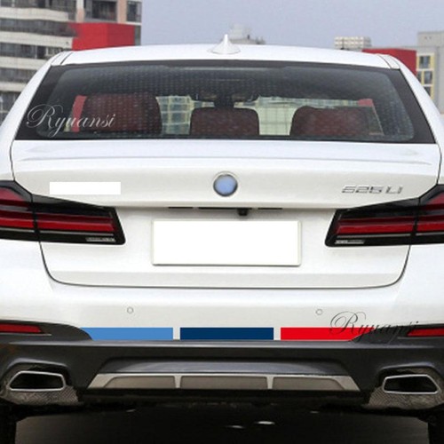 Car Tri-Color Rear Bumper Stickers M Performance Stripe Decal For BMW series - Bild 3 von 4