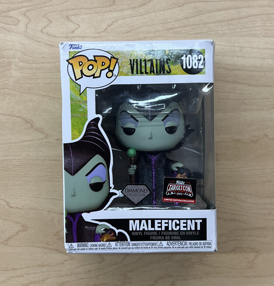 Funko Pop 2023! Diamante Maléfica De Los Villanos De Disney, Caja No Perfecta