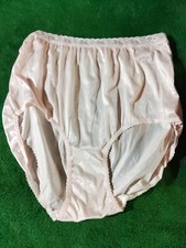 90's Vintage Hanes Her Way 100 Captiva nylon panties w/tags sz 7-10 Pink
