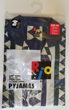     VINTAGE RETRO NOS RIO SHORT PYJAMAS MENS MEDIUM 95CM CHEST POLY/ COTTON 90s