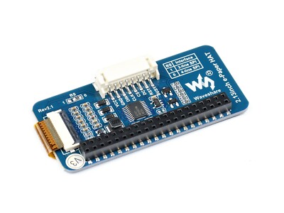 1X Hat E-Ink Display SPI for RPi 4B 3B+ Zero/Zero   2.13inch e-Paper