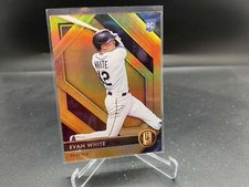 Evan White 2021 Chronicles Gold Standard #5 Mariners Angels RC Rookie