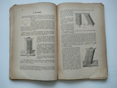 GEOMETRIA ELEMENTARE INTUITIVA DI TOMMASO SABATINO, PARAVIA 1913