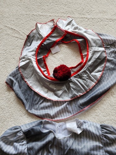 New unisex kid's Halloween Costume "IT" Clown Pennywise size 8 - Picture 3 of 4
