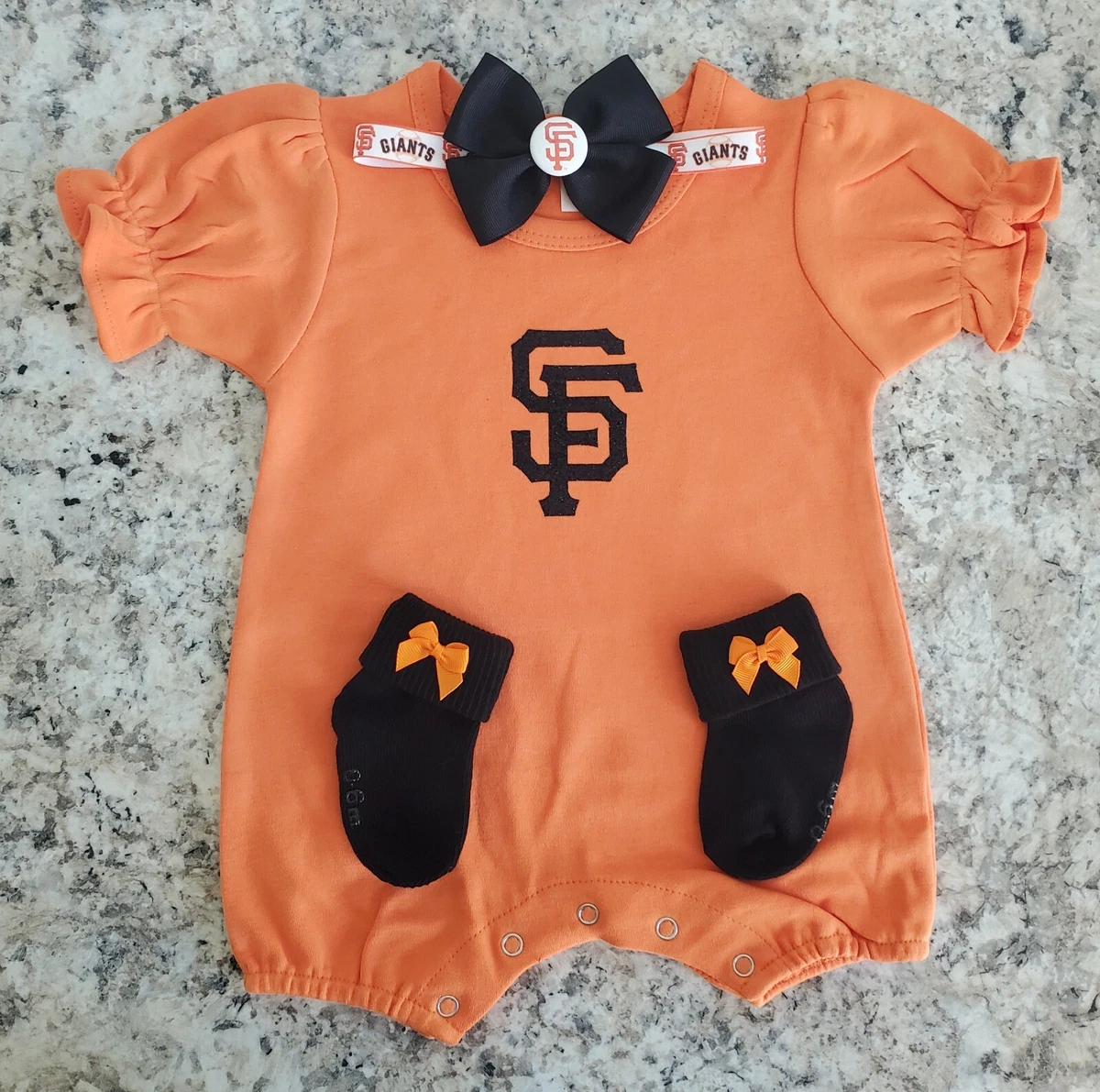 Sf Giants newborn/baby clothes SF Giants baby gift San Francisco baseball  baby