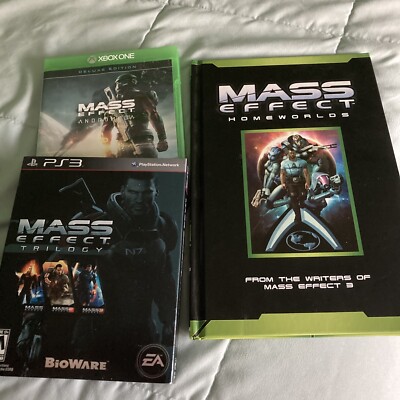 Mass Effect Homeworld Book Comic Novel  Andromeda Xbox Mass Effect Trilogy PS3