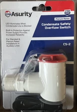 Morris & Co CS-2 Condensate Switch - Elbow, Normally Closed Float Actuator White