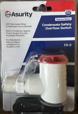 Morris & Co CS-2 Condensate Switch - Elbow, Normally Closed Float Actuator White