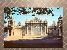Dolmabahce portal Istanbul Postcard New