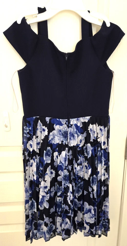 Vestido Niña Azul Elegante - Talla 16 Juvenil Foto 2 de 2