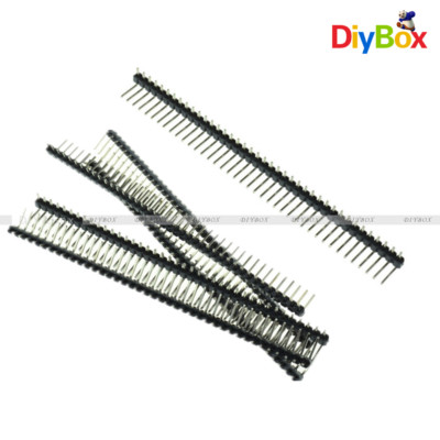10/20/30/50PCS Right Angle 40Pin 2.54mm Single Row Header Strip Kit For Arduino