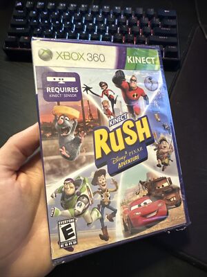 FACTORY SEALED Kinect Rush: A Disney Pixar Adventure XBOX360 Small Tear