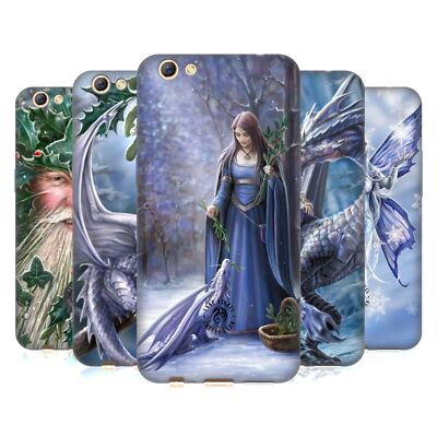 OFFIZIELLE ANNE STOKES JULFEST SOFT GEL HANDYHÜLLE FÜR OPPO HANDYS