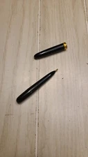 Vintage Eversharp Stubby Ballpoint Pen Black And Gold