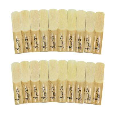 20pcs Alto Sax Saxophone Reeds Strength 2.5 Reed 2 1/2 High Quality