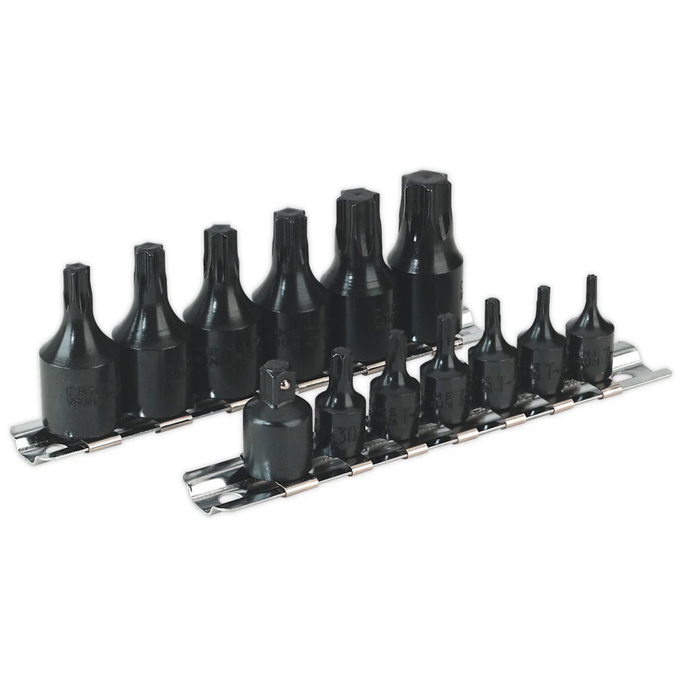 Sealey AK5584 Impacto Trx-Estrella Enchufe Set 13pc 0.6cm Y 1cmsq Drive - Imagen 1 de 1