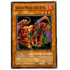 Yugioh CCG Collectable 1996 Konami 1st Edition Gren Maju Da Eiza