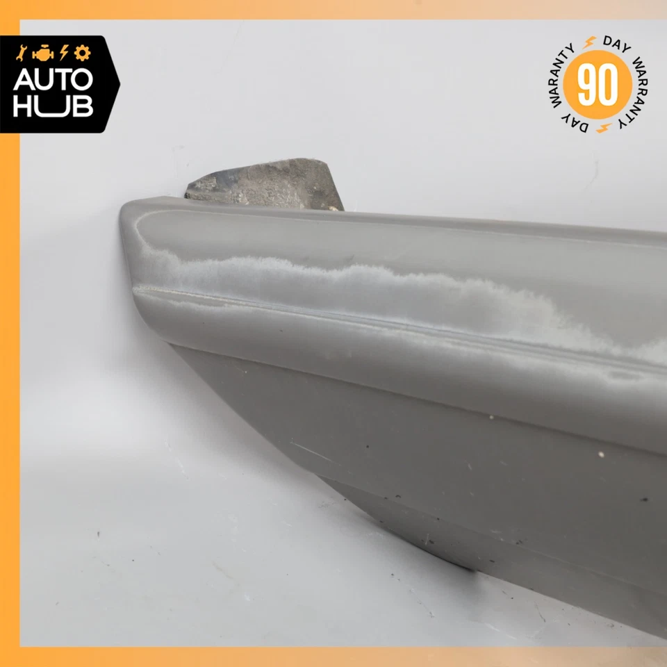 Conjunto de cubierta de parachoques trasero plateado 81-91 Mercedes W126 420SEL 500SEL 300SDL FABRICANTE DE EQUIPOS ORIGINALES Foto 2 de 4