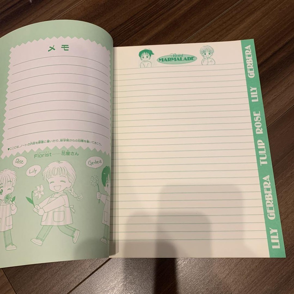 RIBON APPENDIX MARMALADE BOY NOTEBOOK B5 SHOWA RETRO | eBay