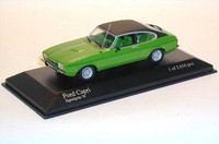 Ford Capri Ii 1974 SignalgrüN In Ovp Mit Acrylhaube 1:43 Minichamps