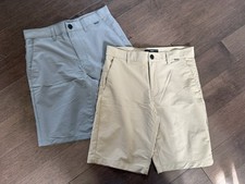 Hurley Shorts Youth 16 Dri Fit Nylon Blend Performance Hybrid Gray Khaki