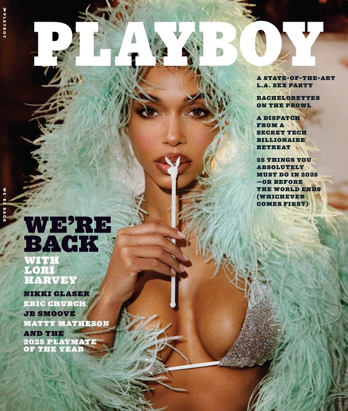 NEW 2025 PLAYBOY ANNUAL MENS MAGAZINE WITH LORI HARVEY ITS BACK IN PRINT HISTORY